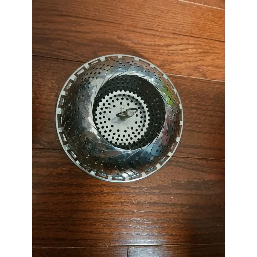 Vintage Cook Time Colander Stainless Steel 11